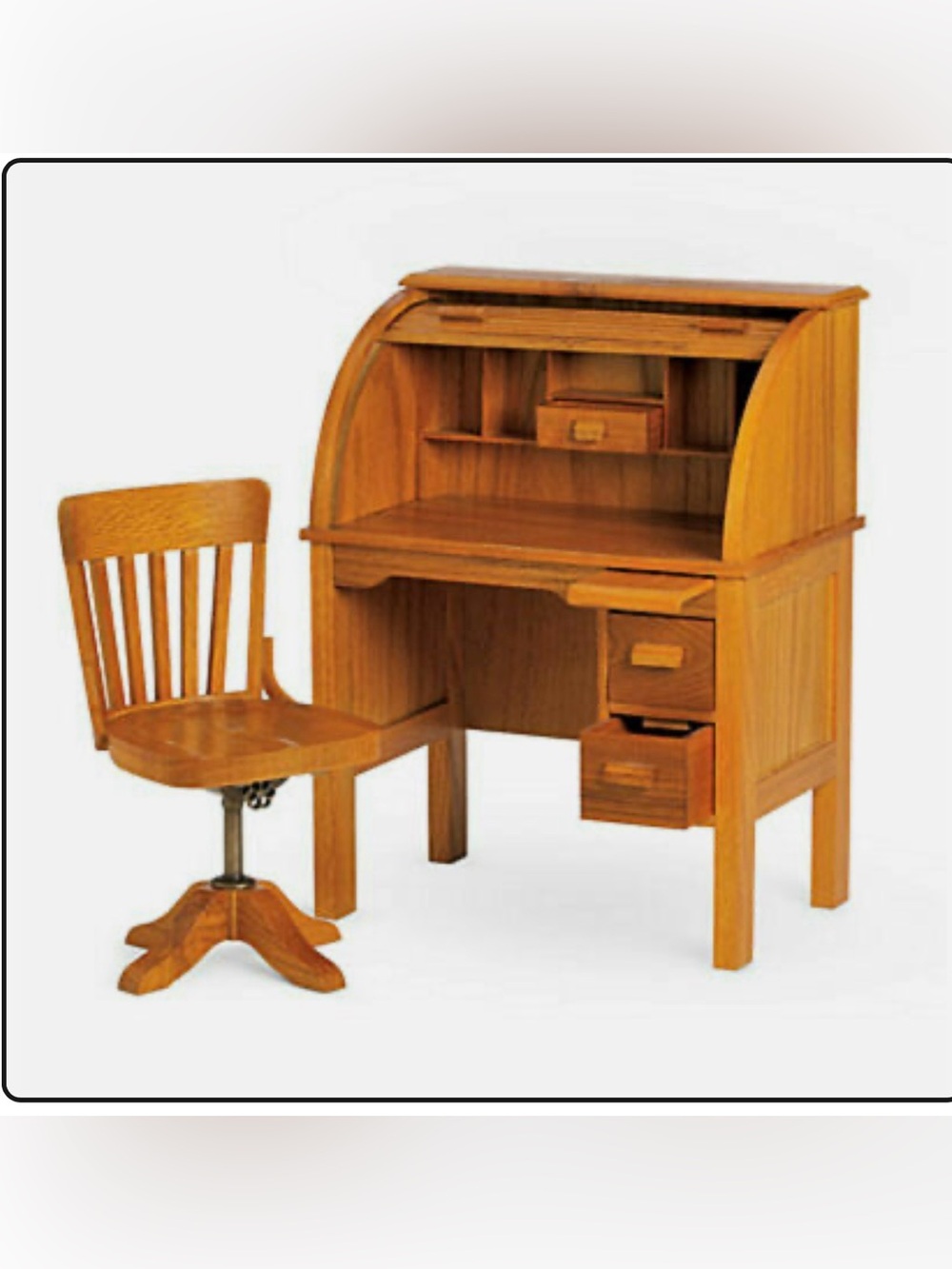 NIB American Girl Kit Kittredge Rolltop Desk & Chair - Retired!!